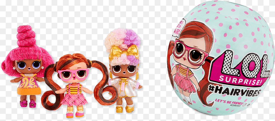 L O L Surprise Hairvibes Hair Vibes Lol Dolls, Toy, Doll, Child, Person Free Transparent Png