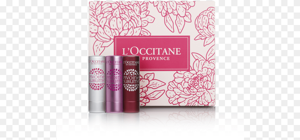 L Occitane Pivoine Your Lips Trio Occitane, Cosmetics, Lipstick, Dynamite, Weapon Png Image