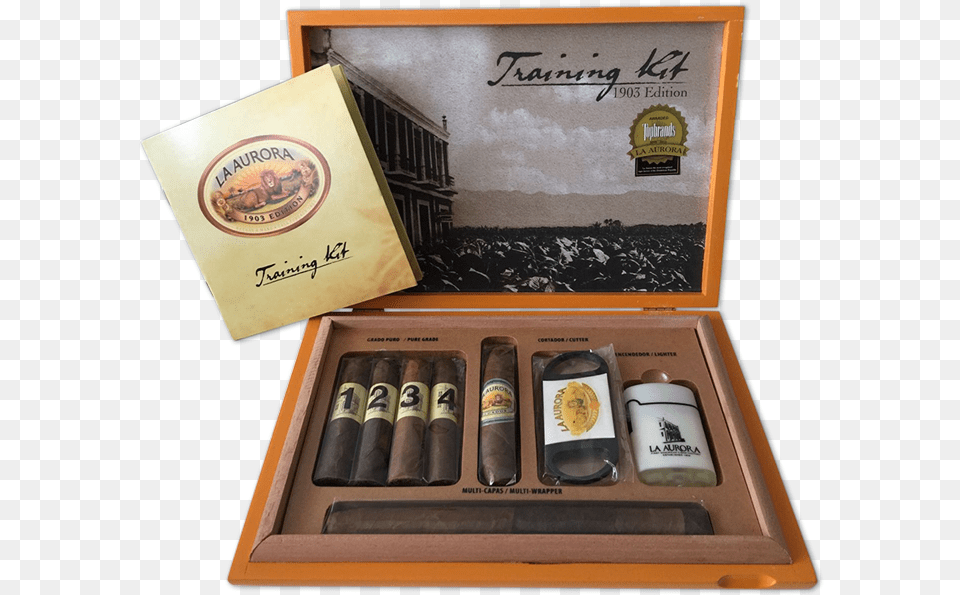 La Aurora Cigar Training Kit, Box, Face, Head, Person Free Png