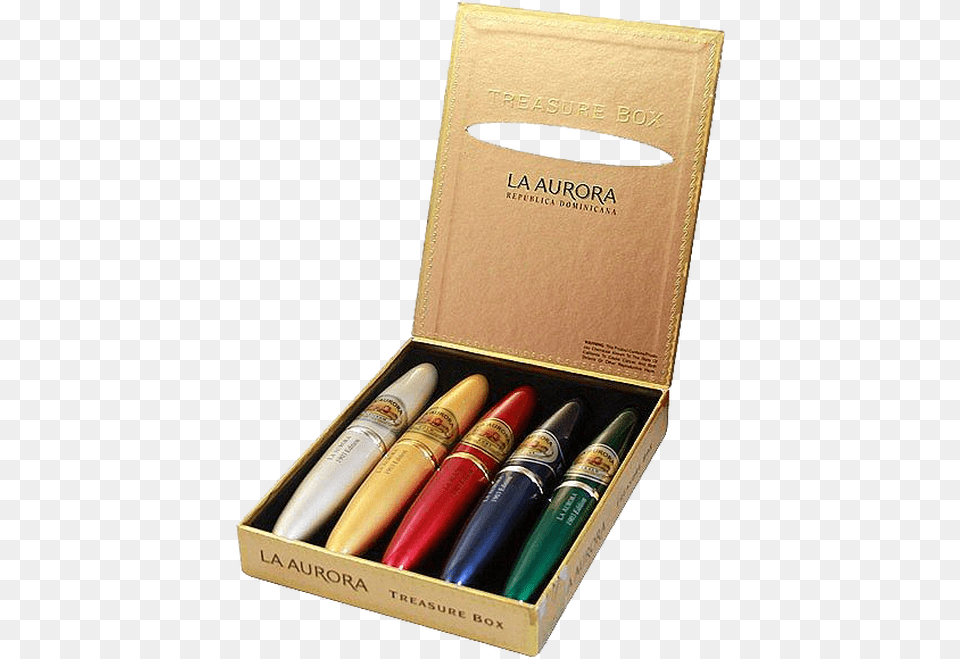 La Aurora Preferidos Treasure Box Sampler Wood, Pen, Cosmetics, Lipstick Free Png Download
