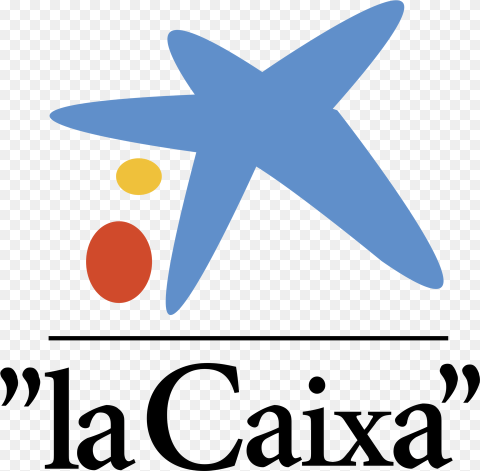 La Caixa Logo Transparent Caixa Logo, Star Symbol, Symbol, Lighting, Nature Png Image