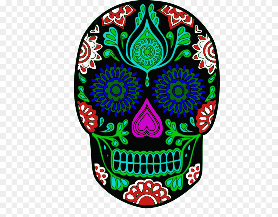 La Calavera Catrina Day Of The Dead Death Ofrenda, Pattern, Art, Doodle, Drawing Free Png Download