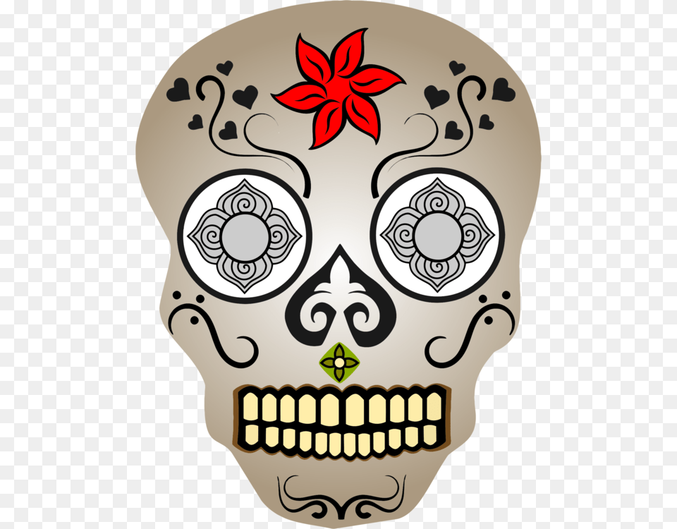 La Calavera Catrina Human Skull Symbolism Day Of The Dead, Art, Graphics, Floral Design, Pattern Png Image