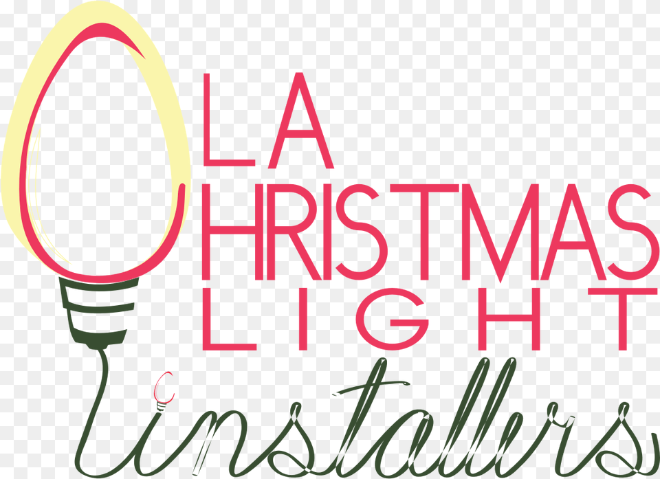 La Christmas Light Installers, Lighting, Text Free Png
