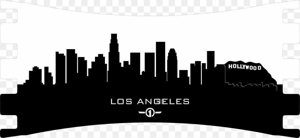 La City Skyline Silhouette, Electronics, Hardware, Text Free Png Download