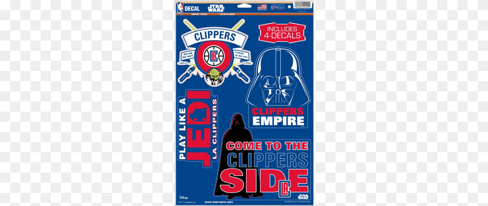 La Clippers Star Wars 11 X 17 Multi Use Cut Decal Houston Texans Official Nfl 11 Inch X 17 Inch Star, Advertisement, Poster Png