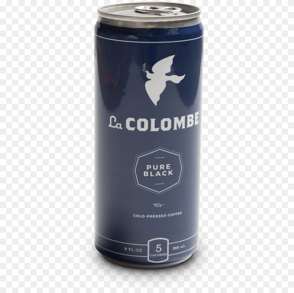 La Colombe Pure Black La Colombe Pure Black Cold Pressed Coffee 9 Oz, Can, Tin, Alcohol, Beer Free Transparent Png