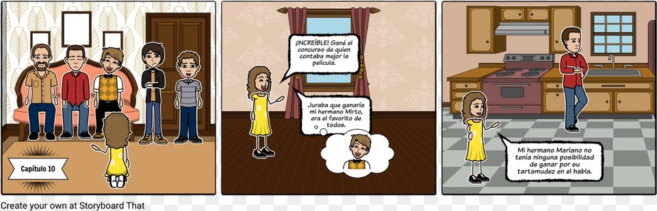 La Contadora De Pelculas Captulo Storyboard, Book, Comics, Publication, Person Png