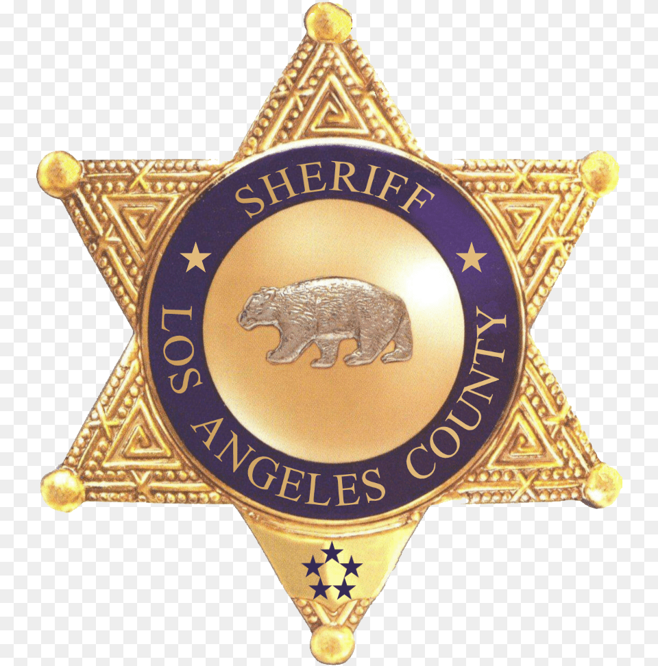 La County Sheriff Star, Badge, Logo, Symbol, Animal Png Image