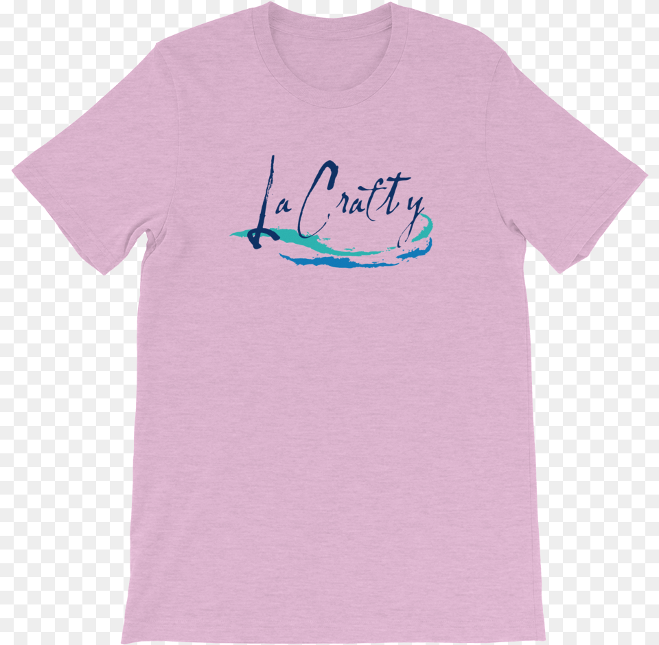 La Crafty Large Mockup Front Flat Heather Prism Lilac, Clothing, T-shirt, Shirt Free Transparent Png