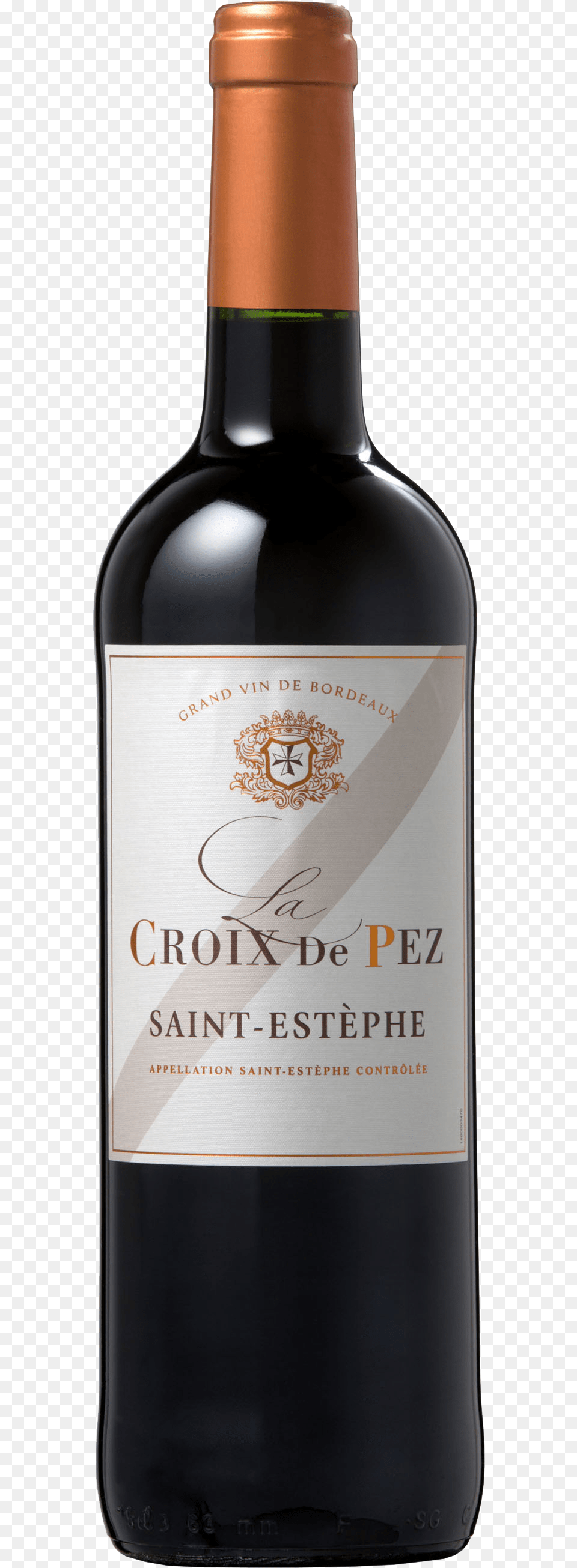 La Croix De Pez St Estephe Nm Santa Julia Reserva Malbec 2016, Bottle, Alcohol, Wine, Liquor Png