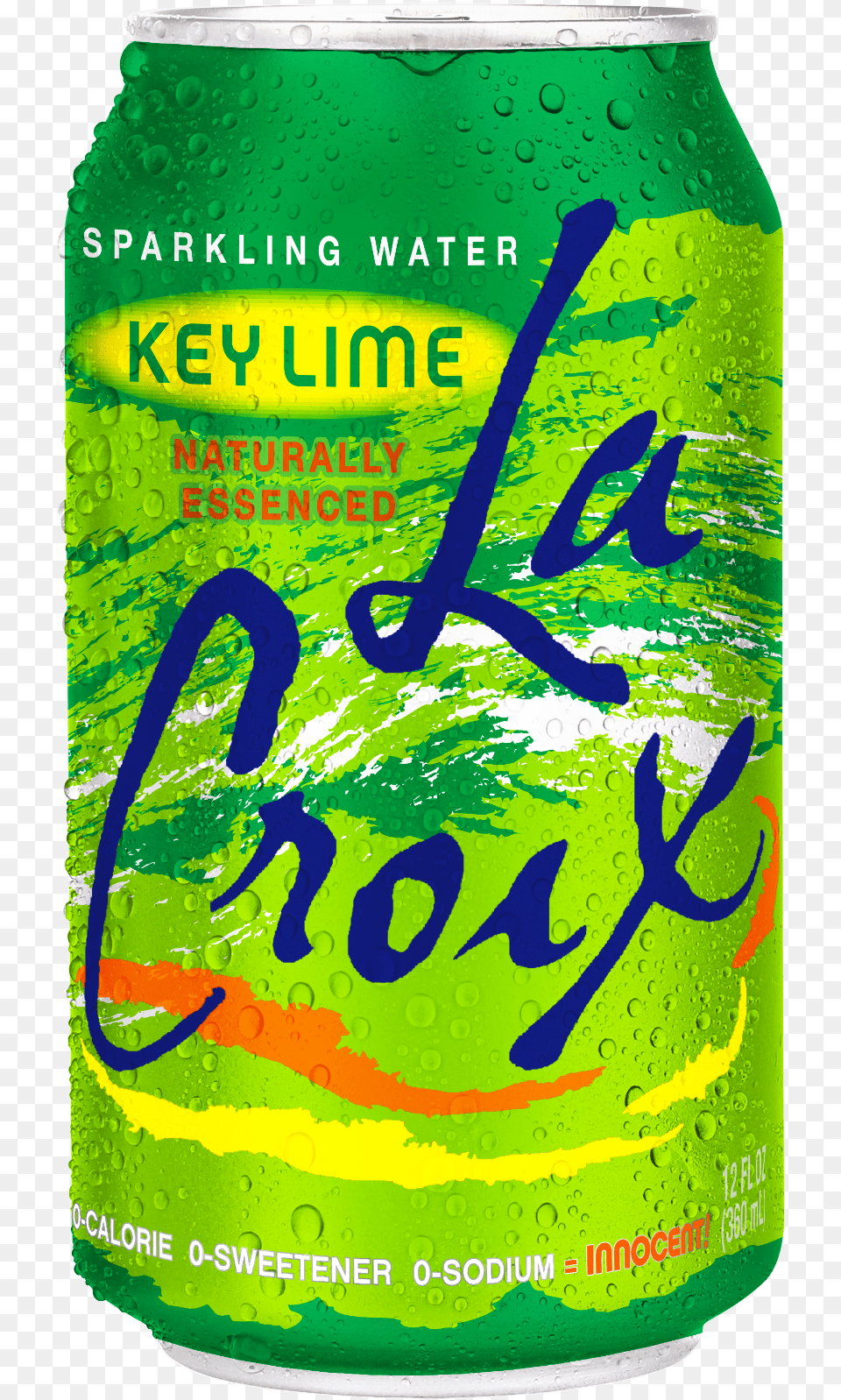 La Croix Key Lime From Lacroix Sparkling Water Inc A La Croix Sparkling Water, Can, Tin, Beverage, Soda Png Image
