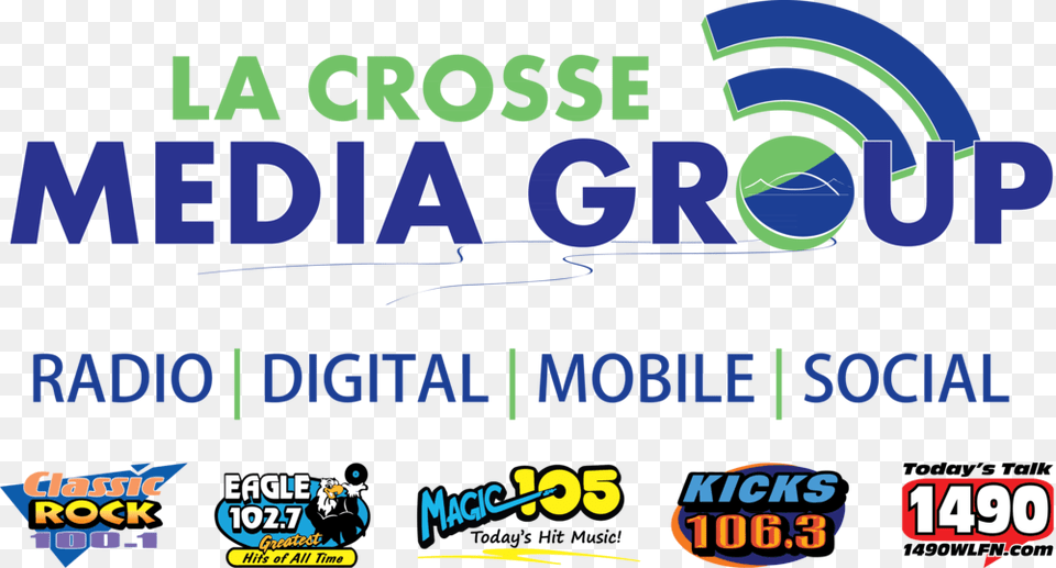 La Crosse Media Group Logo Tag 5 Stations Outlines, Scoreboard Free Png