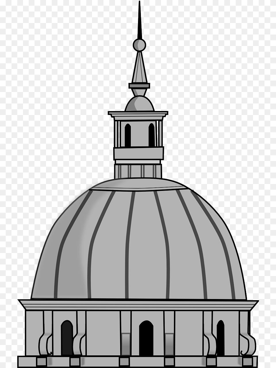 La Cupula De Popayan, Architecture, Building, Dome, Spire Png Image