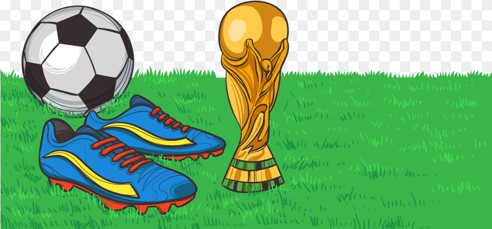 La Decoracin De La Copa Del Mundo De Dibujos Animados World Cup, Ball, Soccer Ball, Soccer, Sport Png