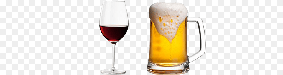 La Dieta De Los Bebedores De Vino Es Saludable Que La De Los, Alcohol, Beer, Beverage, Glass Free Transparent Png