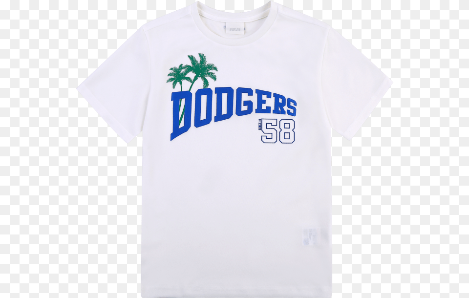 La Dodgers Big Logo Palm Tree Short Sleeve T Shirt La Short Sleeve, Clothing, T-shirt Free Png