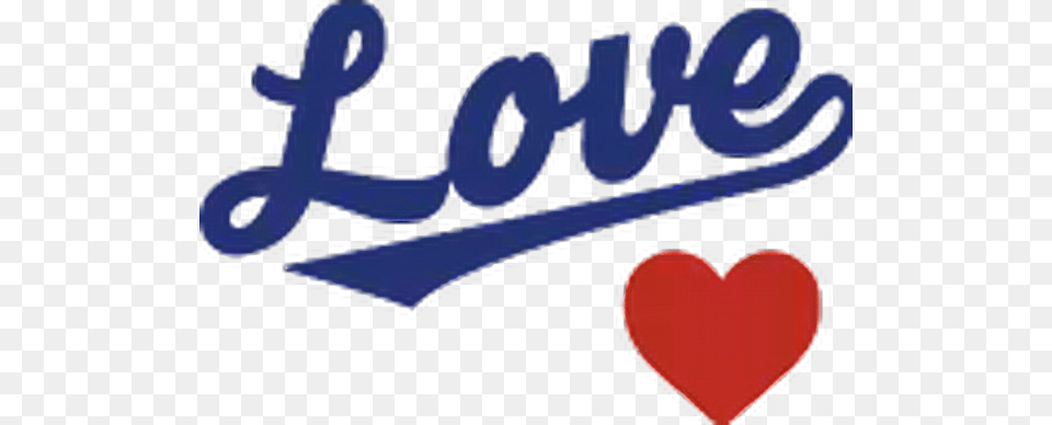 La Dodgers Heart Blue Love Logo Freetoedit, Animal, Fish, Sea Life, Shark Png Image