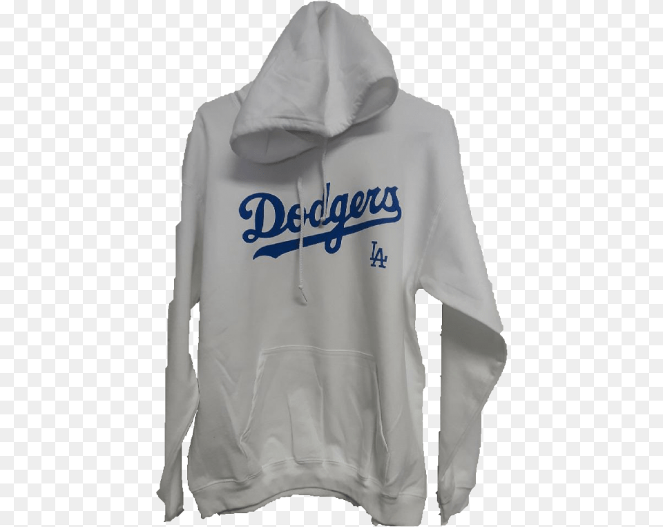 La Dodgers White Hoodie Blue Letters Hoodie, Sweatshirt, Clothing, Hood, Knitwear Free Transparent Png