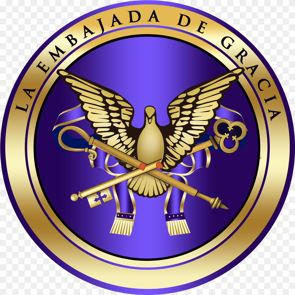 La Embajada De Gracia Emblem, Badge, Logo, Symbol, Animal Free Transparent Png