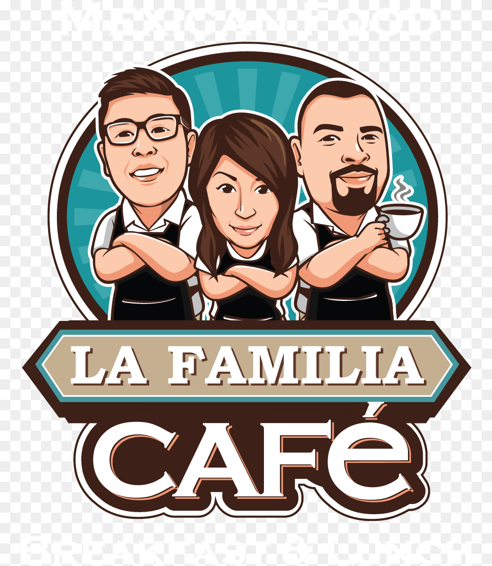 La Familia Caf, Advertisement, Poster, Woman, Adult Png