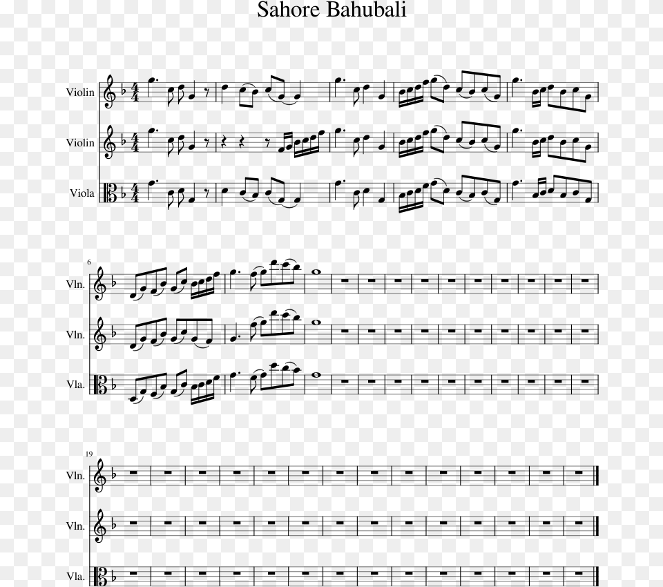 La Follia Vivaldi Sheet Music, Gray Free Png