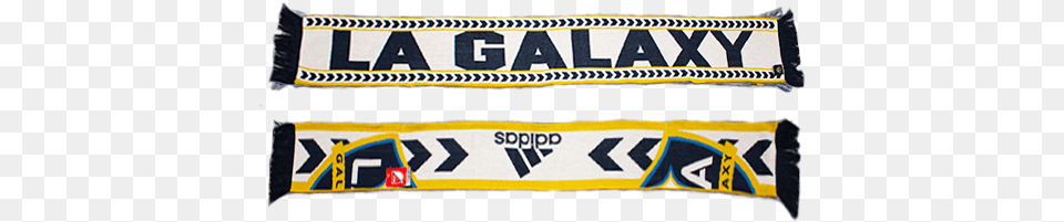 La Galaxy Angle Bracket Jacquered Scarf Flag, Text Png