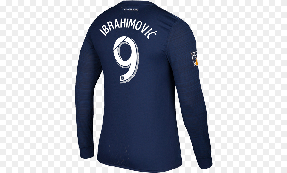 La Galaxy Zlatan Ibrahimovi Secondary Authentic Long Long Sleeved T Shirt, Clothing, Long Sleeve, Sleeve, Hoodie Free Png Download