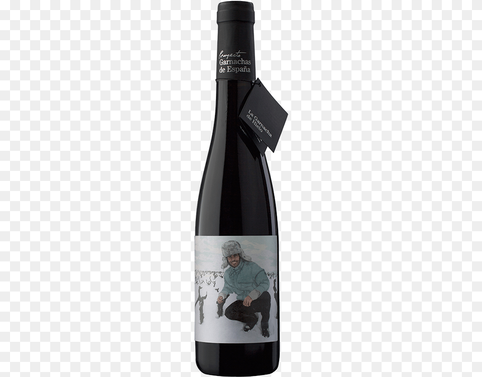 La Garnacha De Hielo Proyecto Garnachas De La Garnacha Fosca Del, Alcohol, Beverage, Bottle, Person Free Png Download