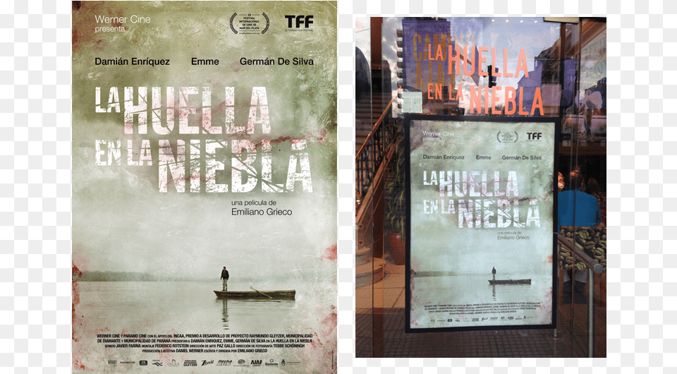 La Huella En La Niebla Film, Advertisement, Poster, Publication, Person Free Png