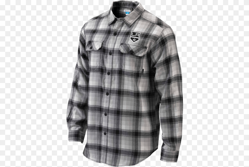 La Kings Flare Gun Flannel Long Sleeve Plaid, Clothing, Dress Shirt, Long Sleeve, Shirt Free Png Download