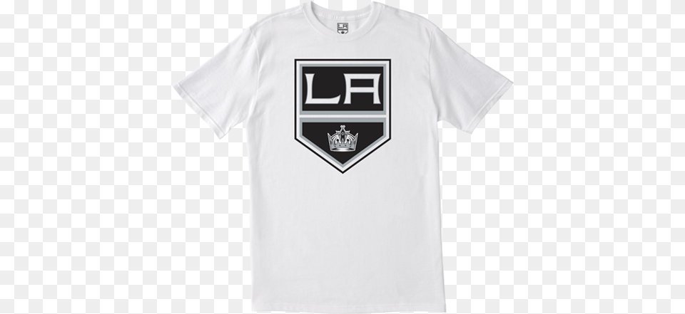 La Kings Primary Logo T Shirt Los Angeles Kings Hbs White Vinyl Fitted Spare Car, Clothing, T-shirt Png