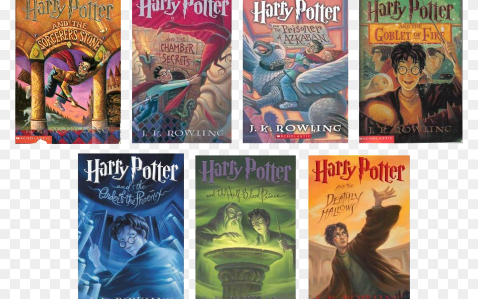 La Magia De Un Libro Harry Potter Series Book Covers, Publication, Comics, Novel, Adult Png