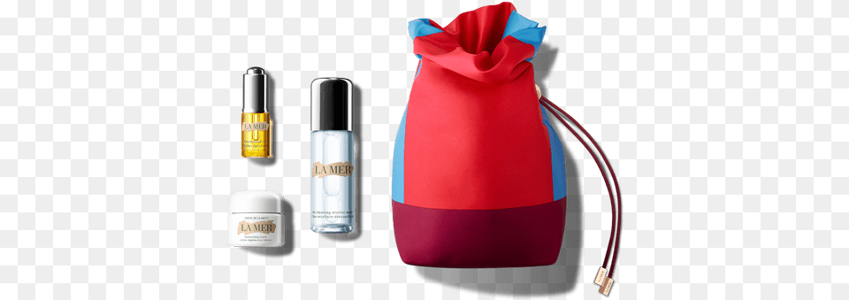 La Mer The Glowing Collection, Bottle, Bag, Cosmetics, Perfume Png