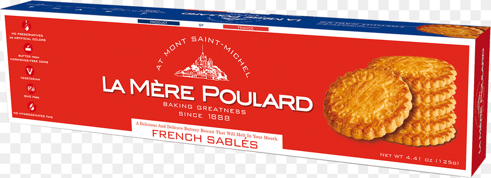 La Mere Poulard Sable French Biscuits, Bread, Cracker, Food, Sweets Free Transparent Png