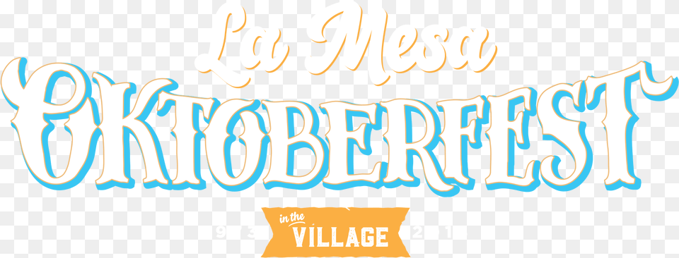 La Mesa Oktoberfest 2018, Text Free Png Download