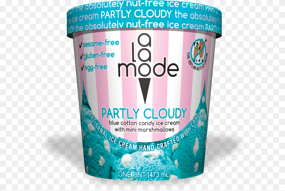 La Mode Partly Cloudy, Cream, Dessert, Food, Ice Cream Png