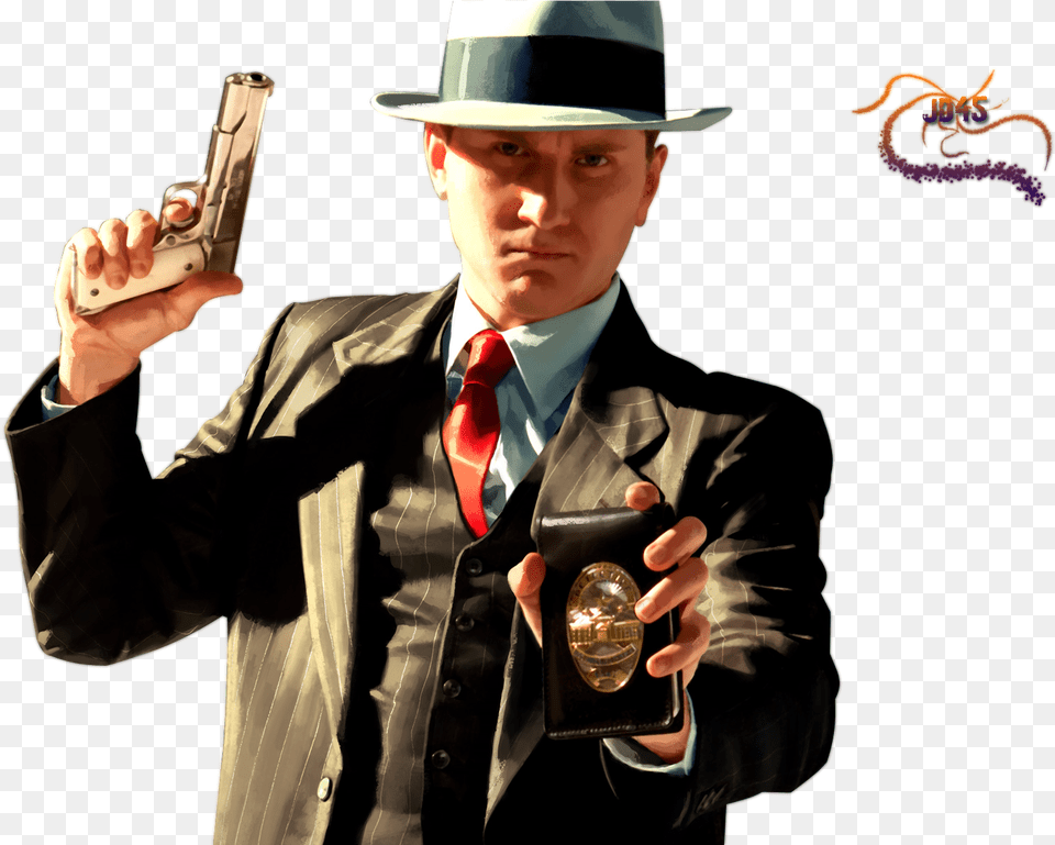 La Noire For Nintendo Switch, Weapon, Person, Handgun, Hand Free Transparent Png