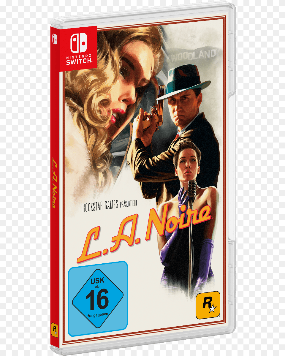 La Noire Nintendo Switch 2017, Adult, Teen, Poster, Person Free Png