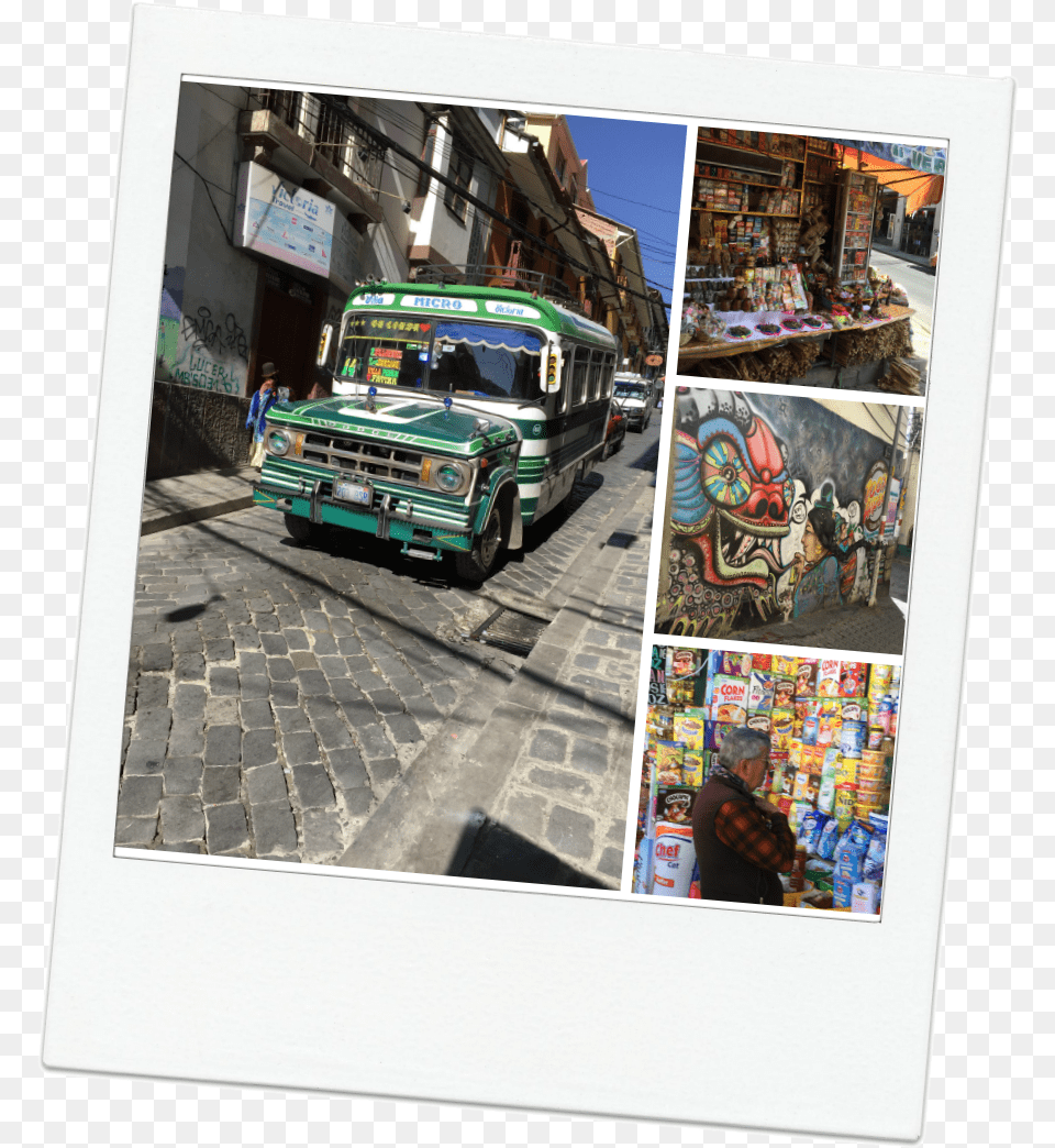 La Paz City Collage Vintage Car, Urban, Street, Road, Path Free Png