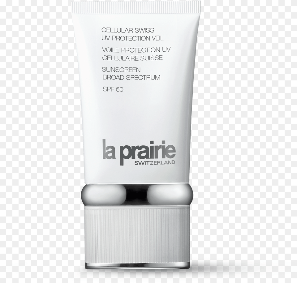 La Prairie Cellular Swiss Uv Protection Veil Sunscreen, Bottle, Lotion, Toothpaste, Cosmetics Png Image
