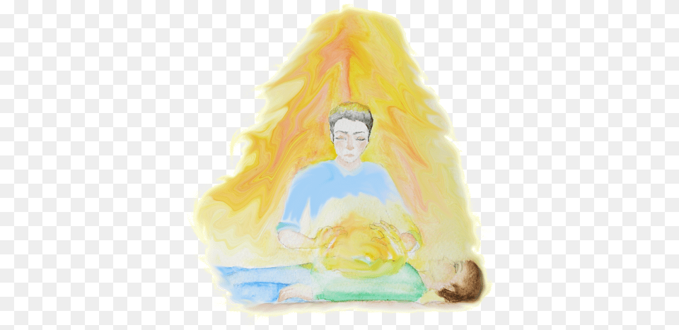 La Pranoterapia Di Pietro Gautama Buddha, Art, Painting, Adult, Person Png Image