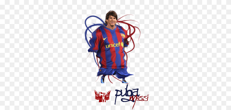 La Pulga Messi Caricatura, Adult, Male, Man, Person Png Image