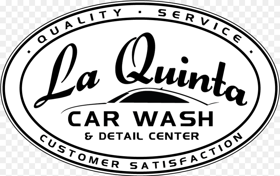 La Quinta Car Wash Black And Green Car Wash Logo, Oval Png Image
