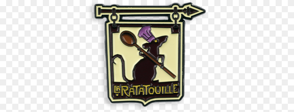 La Ratatouille Enamel Pin Ratatouille Enamel Pin, Cutlery, Spoon, Mailbox, Logo Png Image