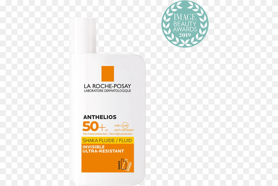 La Roche Posay Anthelios Spf 50 Shaka Fluid, Bottle, Cosmetics, Lotion, Sunscreen Free Png