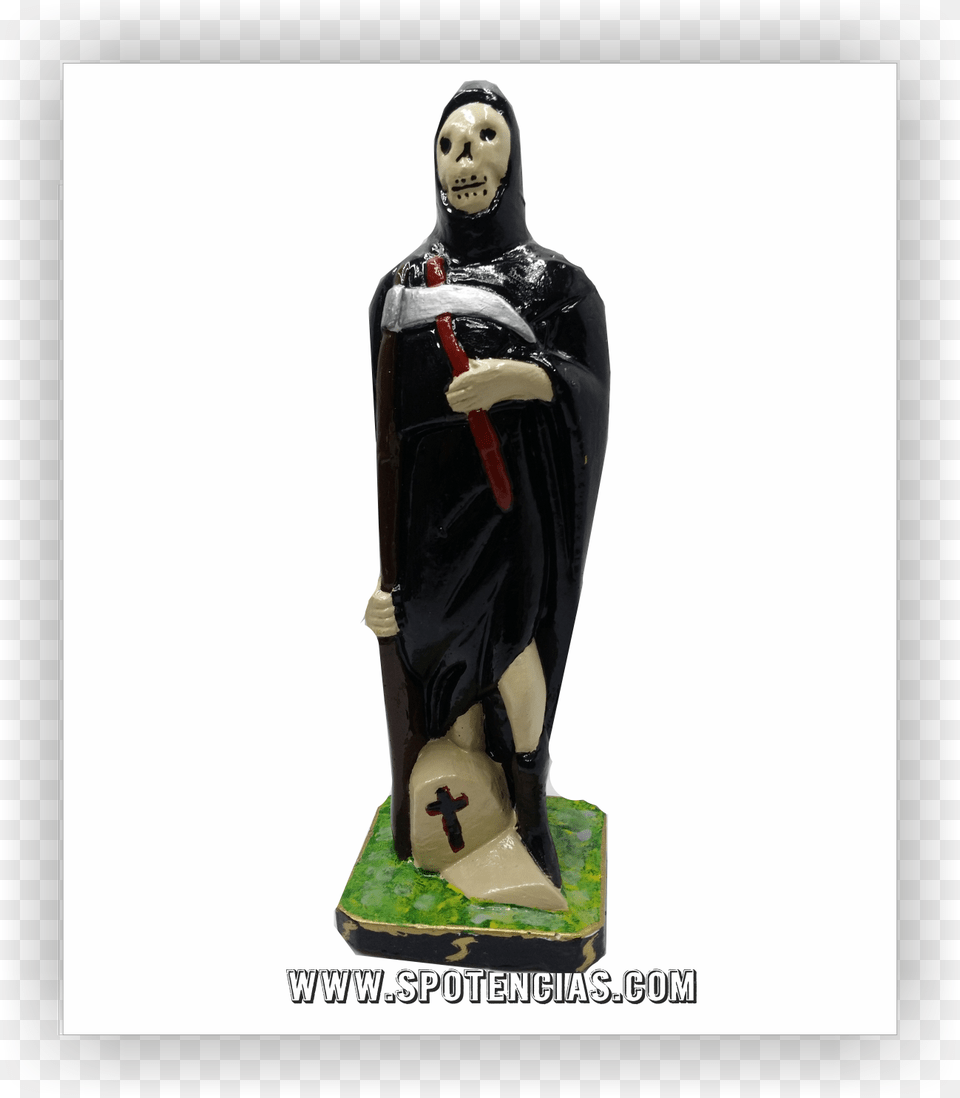 La Santa Muerte 22cm Statue, Figurine, Adult, Clothing, Female Free Png