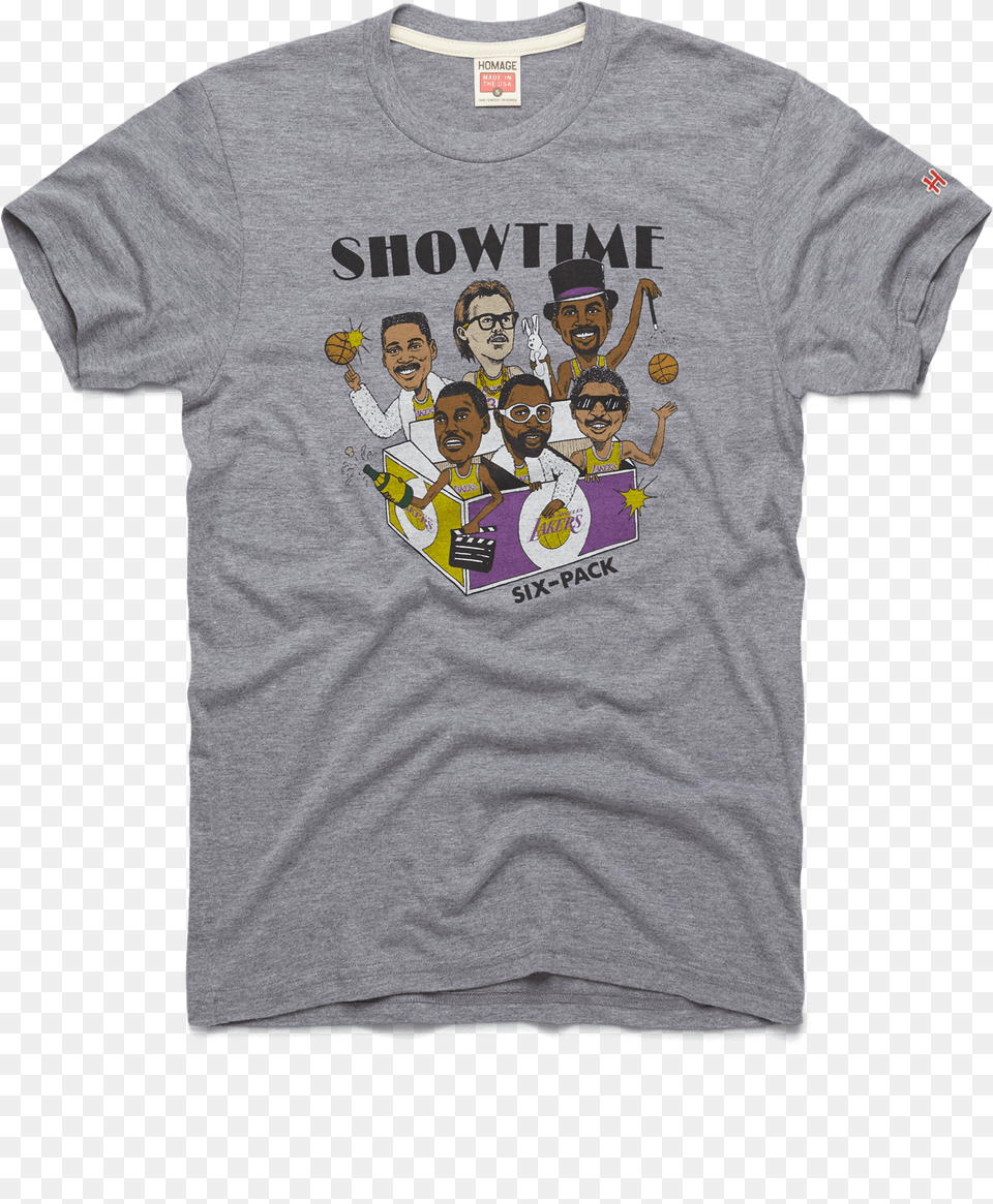 La Showtime Six Pack Los Angeles Lakers Retro Nba Basketball Varsity Club Restaurant Amp Bar, Clothing, T-shirt, Shirt, Baby Free Png Download