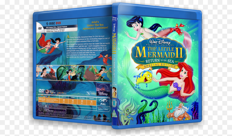 La Sirenita 2 Regreso Al Mar Little Mermaid 2 Bluray, Book, Publication, Baby, Person Free Png Download