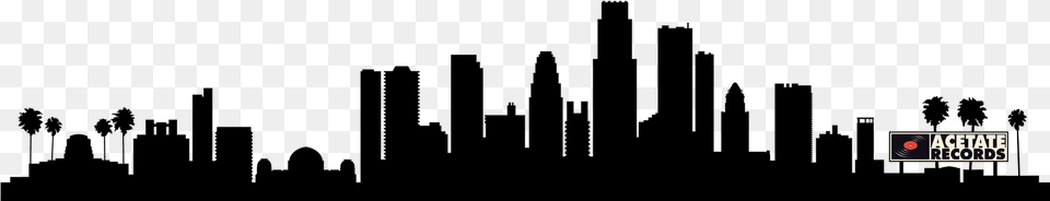 La Skyline Los Angeles Skyline Background Free Transparent Png